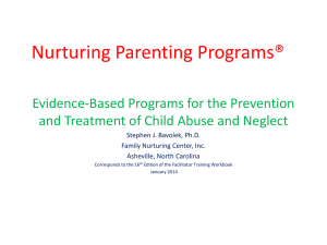 Evidence-Based Programs for the Prevention and Treatment of