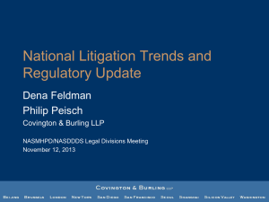 National Litigation Trends by Phil Peisch, J.D., and Dena Feldman