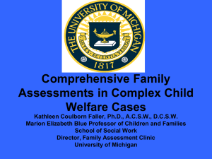 Comprehensive Family Assessments