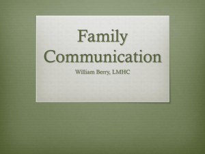 Family Communication online version