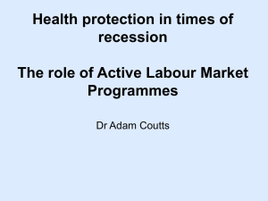 the role of Active Labour Market