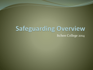 Safeguarding Update