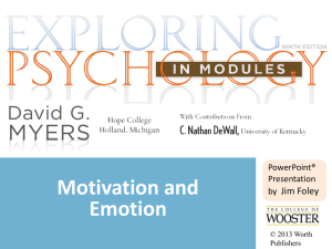 Theories and Physiology of Emotion