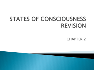 states of consciousness revision
