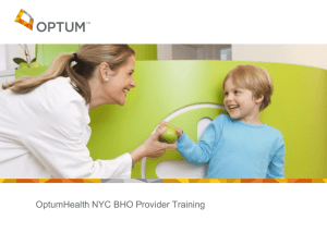 NYCBHOProviderTraini.. - The Coalition of Behavioral Health