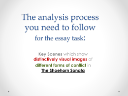 Definition Essay Friend Shoehorn Sonata Technique Analysis Coolstuffschoolcom Bucket List Essay also Essay On Journey Of Life Guide To Analysis And Memorable Images In The Shoehorn Sonata Immigration Argumentative Essay