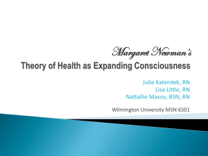 Margaret Newman`s Theory - NsgtheorypresentationSP10