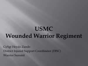 USMC Wounded Warrior Regiment - Mental Health America of