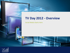 Key Learnings from the 3 TV Day Presentations