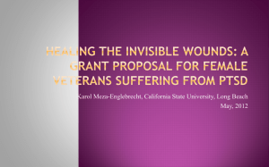 A Grant Proposal for Female Veterans Suffering from PTSD