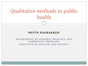 Introduction qualitative methods doc