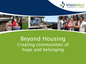 Beyond Housing – Creating communities of hope and belonging