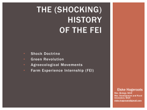The (shocking) story of the FEI