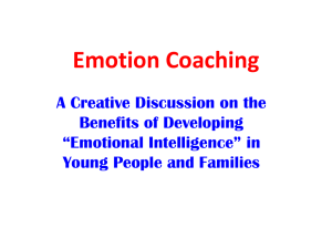 Emotion Coaching - Le Jardin Academy