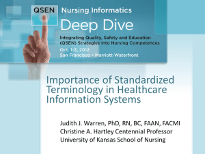 Importance of Standardized Terminology in Healthcare