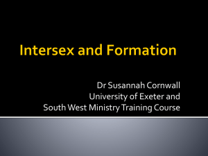Intersex and Formation - Centre for the Study of Christianity and