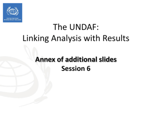 6 Linking analysis with results - Annex to v short