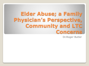 Dementia and Elder Abuse
