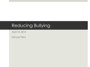April 10th Bullying Powerpoint Presentation