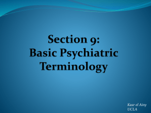 Section 9_Basic Psych Terminology