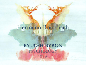 Hermann Rorschach - Josh