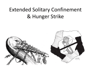 Extended Solitary & Hunger Strike - Prisoner Hunger Strike Solidarity