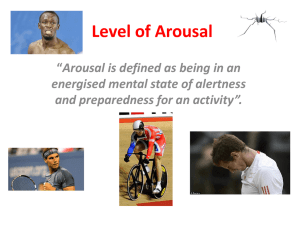 Level of Arousal higher powerpoint (3)