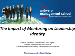The Impact of Mentoring on Leader Identity Development