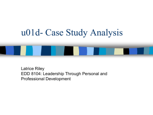 u01d- Case Study Analysis