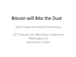 Bitcoin will bite the dust