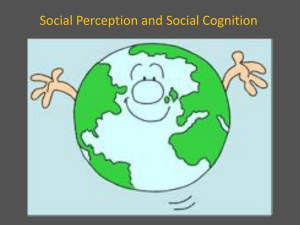 social perception and cognition - Klicks-IBPsychology-Wiki