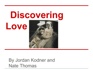 Discovering Love