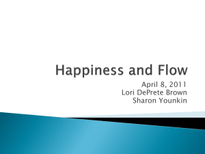 Happiness and Flow - The Big Learning Event