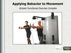 KINESIS FUNCTIONAL EXERCISE COMPLEX