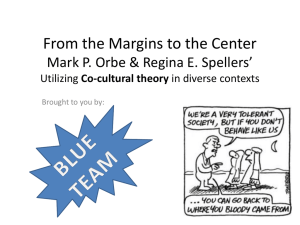 From the Margins to the Center (Utilizing Co