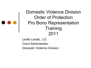 Circuit Court of Cook County Domestic Violence
