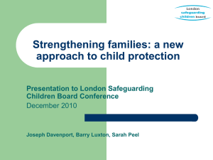3. Strengthening the child protection process