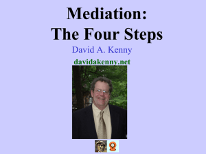 The Four Steps Approach