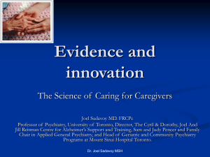 Background Information on Caregiving