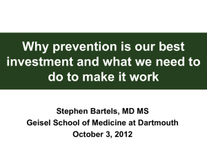 Why prevention is our best investment and what we need