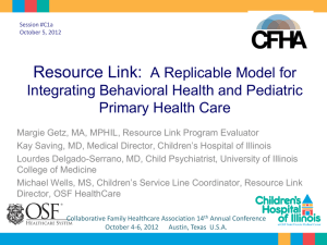 Slide 1 - Collaborative Family Healthcare Association