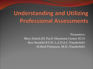 Understanding Professional Assessments