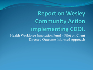 Robyn Pope, Wesley Community Action