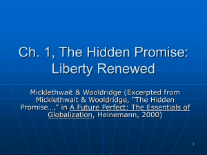 The Hidden Promise - Globalization: Social & Geographic
