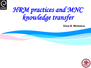 HRM practices