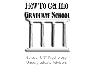 Tips for How to Get Into Graduate School