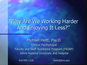Why Are We Working Harder And Enjoying It Less?