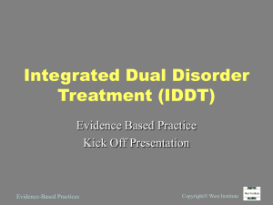 Integrated Dual Disorder Treatment