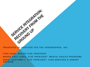 Service Integration: Recovery from the Ground Up