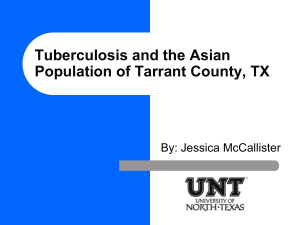 The Effect of Tuberculosis on the Asian American Population